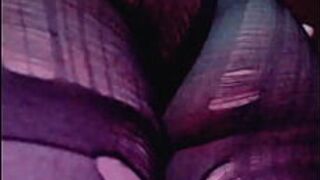 Dildo penetrates me and I tear my stockings in excitement - porn video