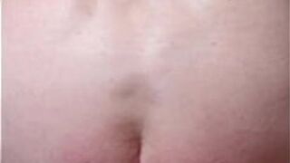 Ass eating a dildo - porn video