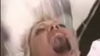 Three monstrous black cocks destroy a young girl - porn video