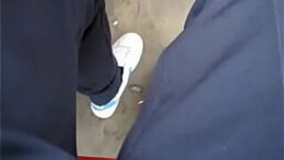 handjob on the bus - porn video