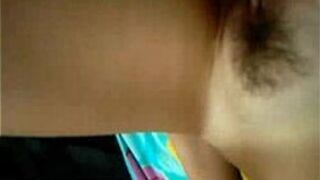 Blonde teen fingers her pussy - porn video