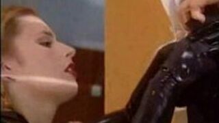 Teen Slut Dressed in Black Latex Gets Anal Fucking - porn video