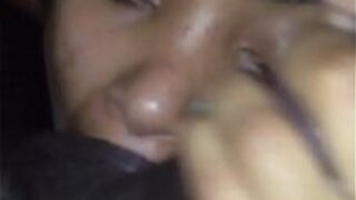 Hood chick suckin African dick - porn video