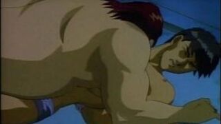 Threesome hentai guys having hard sex - porn video