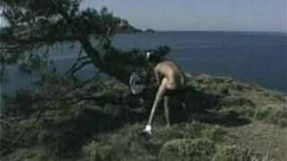 Ass fuck outdoor busty girl - porn video