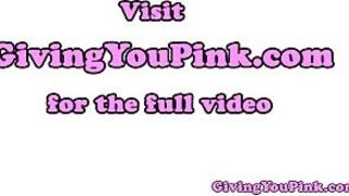 Masturbating babe enjoys big dildo - porn video