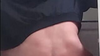 White faggot riding Latino dick - porn video