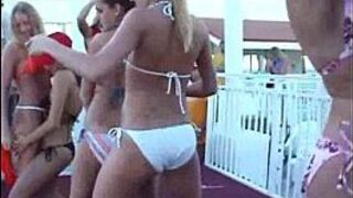 Wet TShirt Dancing - porn video