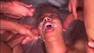 Bareback Jail GangBang - porn video