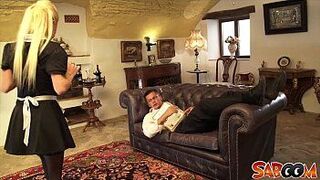 Jordan Kali hot blonde surprise at Saboom - porn video