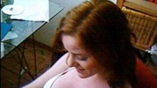 Redhead amateur teen with big boobs - porn video