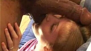 Lea and a huge black cock - porn video